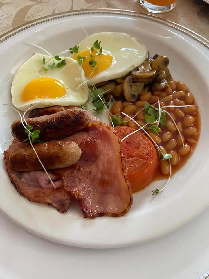 A plated breakfast at La Dolce Vita