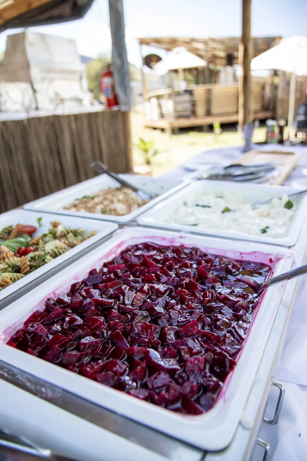 Salads at the Sunday buffet